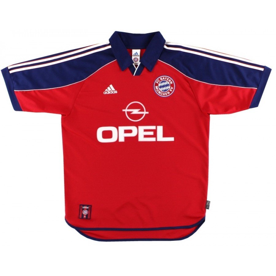 Camisa I Bayern de Munique 2000 2001 Adidas retro
